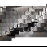 Mexen Lunar-B kabina prysznicowa uchylna lewa 70 x 70 cm, transparent, gun metal - 832-070-070-95-00-L
