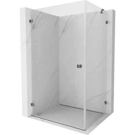Mexen Lunar-B kabina prysznicowa uchylna lewa 90 x 70 cm, transparent, gun metal - 832-090-070-95-00-L