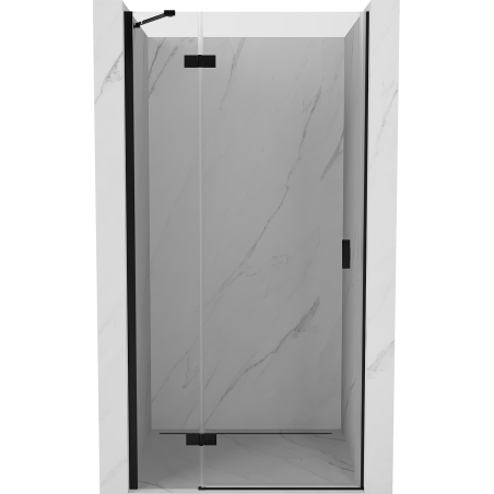 Mexen Mist-H drzwi prysznicowe uchylne lewe 70 cm, transparent, czarne - 8A5-070-000-70-00-L