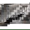 Mexen Lunar-B kabina prysznicowa uchylna lewa 95 x 80 cm, transparent, gun metal - 832-095-080-95-00-L