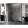 Mexen Lunar-B kabina prysznicowa uchylna lewa 90 x 90 cm, transparent, gun metal - 832-090-090-95-00-L