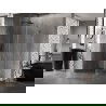 Mexen Lunar-B kabina prysznicowa uchylna lewa 100 x 100 cm, transparent, gun metal - 832-100-100-95-00-L