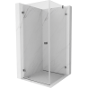 Mexen Lunar-B kabina prysznicowa uchylna lewa 100 x 100 cm, transparent, gun metal - 832-100-100-95-00-L
