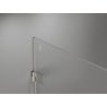 Mexen Lunar-B kabina prysznicowa uchylna lewa 85 x 80 cm, transparent, nikiel szczotkowany - 832-085-080-97-00-L
