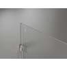 Mexen Lunar-B kabina prysznicowa uchylna lewa 95 x 90 cm, transparent, nikiel szczotkowany - 832-095-090-97-00-L