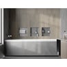 Mexen X-Wall-NR półka wnękowa bez kołnierza z półką 30 x 30 cm, inox - 1911303010S