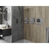 Mexen X-Wall-NR półka wnękowa bez kołnierza z półką 30 x 30 cm, inox - 1911303010S