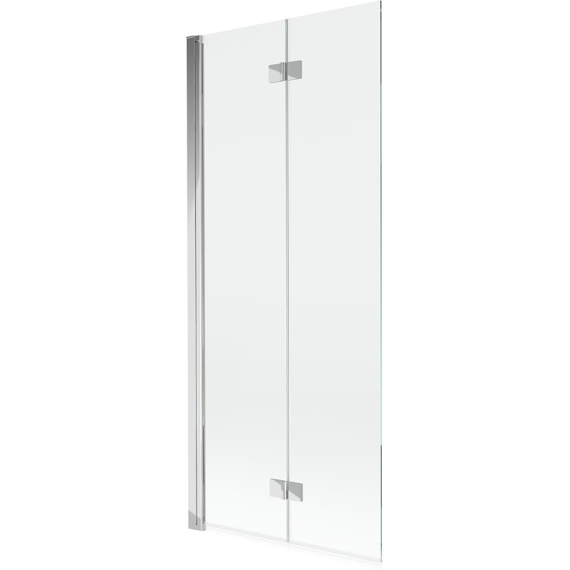 Mexen Mist parawan nawannowy 2-skrzydłowy lewy 80 x 150 cm, transparent, chrom - 8A9-080-002-01-00-L