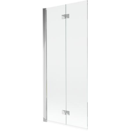 Mexen Mist parawan nawannowy 2-skrzydłowy lewy 80 x 150 cm, transparent, chrom - 8A9-080-002-01-00-L