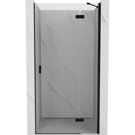 Mexen Mist-H drzwi prysznicowe uchylne prawe 70 cm, transparent, czarne - 8A5-070-000-70-00-P