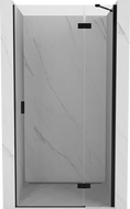 Mexen Mist-H drzwi prysznicowe uchylne prawe 80 cm, transparent, czarne - 8A5-080-000-70-00-P