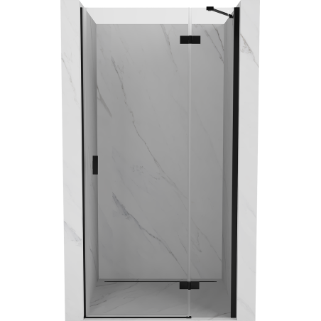 Mexen Mist-H drzwi prysznicowe uchylne prawe 85 cm, transparent, czarne - 8A5-085-000-70-00-P
