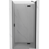 Mexen Mist-H drzwi prysznicowe uchylne prawe 85 cm, transparent, czarne - 8A5-085-000-70-00-P
