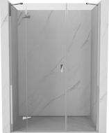 Mexen Mist-H drzwi prysznicowe uchylne lewe 140 cm, transparent, chrom - 8A5-140-001-01-00-L