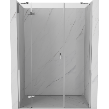 Mexen Mist-H drzwi prysznicowe uchylne lewe 150 cm, transparent, chrom - 8A5-150-001-01-00-L