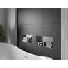 Mexen X-Wall-NR półka wnękowa bez kołnierza 45 x 20 cm, inox - 1911452010