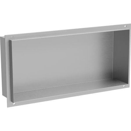 Mexen X-Wall-NR półka wnękowa bez kołnierza 45 x 20 cm, inox - 1911452010