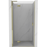 Mexen Mist-H L drzwi prysznicowe uchylne lewe 110 cm, transparent, złote - 8A5L-110-000-50-00-L
