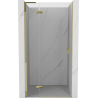 Mexen Mist-H L drzwi prysznicowe uchylne lewe 115 cm, transparent, złote - 8A5L-115-000-50-00-L