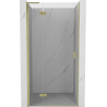 Mexen Mist-H L drzwi prysznicowe uchylne lewe 70 cm, transparent, złote szczotkowane - 8A5L-070-000-55-00-L