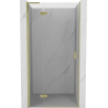 Mexen Mist-H L drzwi prysznicowe uchylne lewe 95 cm, transparent, złote szczotkowane - 8A5L-095-000-55-00-L