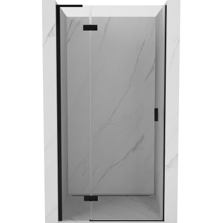 Mexen Mist-H L drzwi prysznicowe uchylne lewe 95 cm, transparent, czarne - 8A5L-095-000-70-00-L