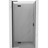 Mexen Mist-H L drzwi prysznicowe uchylne lewe 95 cm, transparent, czarne - 8A5L-095-000-70-00-L