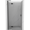 Mexen Mist-H L drzwi prysznicowe uchylne lewe 110 cm, transparent, czarne - 8A5L-110-000-70-00-L