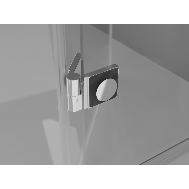 Mexen Mist-H L drzwi prysznicowe uchylne prawe 95 cm, transparent, chrom - 8A5L-095-000-01-00-P