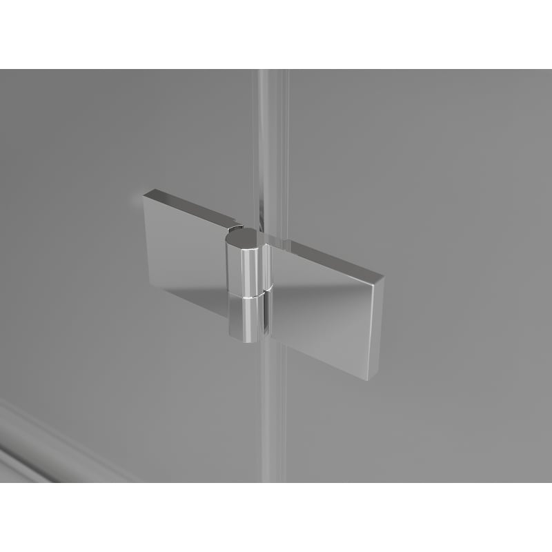 Mexen Mist-H L drzwi prysznicowe uchylne prawe 95 cm, transparent, chrom - 8A5L-095-000-01-00-P