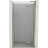 Mexen Mist-H L drzwi prysznicowe uchylne prawe 85 cm, transparent, złote - 8A5L-085-000-50-00-P