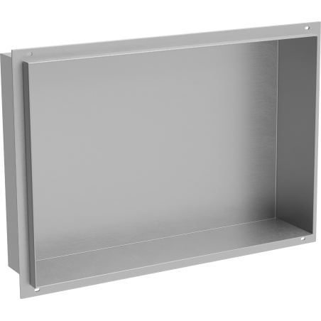 Mexen X-Wall-NR półka wnękowa bez kołnierza 45 x 30 cm, inox - 1911453010