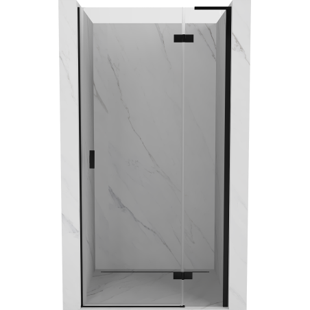Mexen Mist-H L drzwi prysznicowe uchylne prawe 85 cm, transparent, czarne - 8A5L-085-000-70-00-P