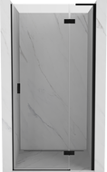 Mexen Mist-H L drzwi prysznicowe uchylne prawe 120 cm, transparent, czarne - 8A5L-120-000-70-00-P