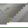 Mexen Mist-H drzwi prysznicowe uchylne lewe 160 cm, transparent, złote szczotkowane - 8A5-160-001-55-00-L