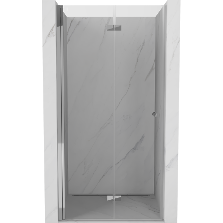 Mexen Mist-F drzwi prysznicowe składane lewe 85 cm, transparent, chrom - 8A6-085-000-01-00-L