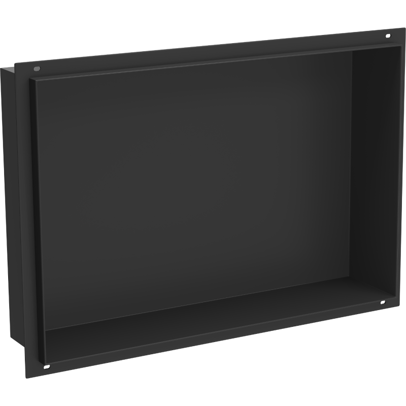 Mexen X-Wall-NR półka wnękowa bez kołnierza 45 x 30 cm, czarna - 1971453010