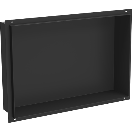 Mexen X-Wall-NR półka wnękowa bez kołnierza 45 x 30 cm, czarna - 1971453010