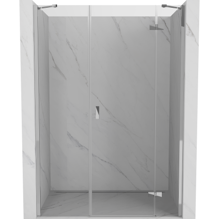 Mexen Mist-H drzwi prysznicowe uchylne prawe 145 cm, transparent, chrom - 8A5-145-001-01-00-P