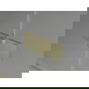 Mexen Mist-H drzwi prysznicowe uchylne prawe 125 cm, transparent, złote szczotkowane - 8A5-125-001-55-00-P
