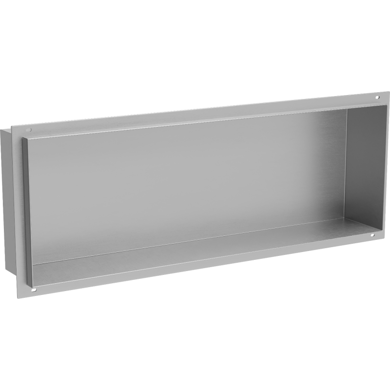 Mexen X-Wall-NR półka wnękowa bez kołnierza 60 x 20 cm, inox - 1911602010