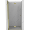 Mexen Mist-F drzwi prysznicowe składane lewe 95 cm, transparent, złote - 8A6-095-000-50-00-L