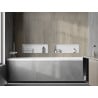 Mexen X-Wall-NR półka wnękowa bez kołnierza 60 x 20 cm, biała - 1921602010