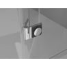 Mexen Mist-H L drzwi prysznicowe uchylne lewe 150 cm, transparent, chrom - 8A5L-150-001-01-00-L