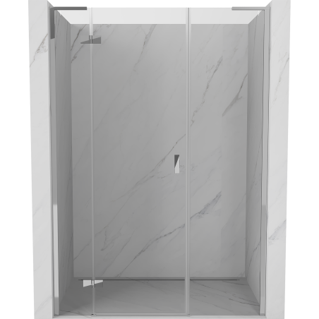 Mexen Mist-H L drzwi prysznicowe uchylne lewe 160 cm, transparent, chrom - 8A5L-160-001-01-00-L