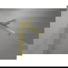 Mexen Mist-H L drzwi prysznicowe uchylne lewe 140 cm, transparent, złote szczotkowane - 8A5L-140-001-55-00-L