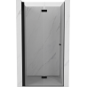 Mexen Mist-F drzwi prysznicowe składane lewe 115 cm, transparent, czarne - 8A6-115-000-70-00-L
