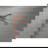Mexen Mist-H L drzwi prysznicowe uchylne prawe 135 cm, transparent, miedź szczotkowana - 8A5L-135-001-65-00-P