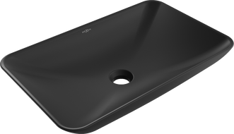 Mexen Avila umywalka nablatowa 58 x 37 cm, czarna mat - 21115585