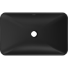 Mexen Avila umywalka nablatowa 58 x 37 cm, czarna mat - 21115585
